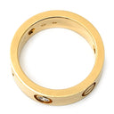 カルティエ Cartier ラブリング ハーフダイヤ B4032400 イエローゴールド K18YG ダイヤモンド #53(JP13) リング 指輪 LOVE Ring 750 18K 18金 3P 3石 3粒 ダイヤ 13号