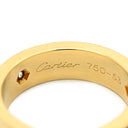 カルティエ Cartier ラブリング ハーフダイヤ B4032400 イエローゴールド K18YG ダイヤモンド #53(JP13) リング 指輪 LOVE Ring 750 18K 18金 3P 3石 3粒 ダイヤ 13号