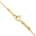 ティファニー Tiffany & Co オープンハート 21.5mm イエローゴールド K18YG ネックレス T＆Co. Au750 18K 18金 エルサペレッティ