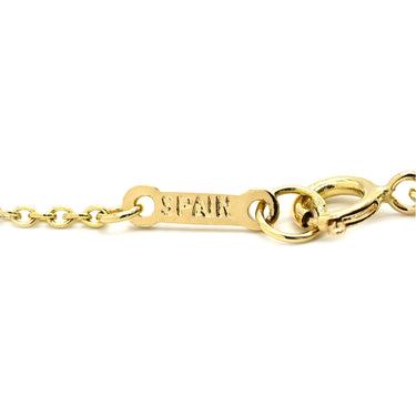 ティファニー Tiffany & Co オープンハート 21.5mm イエローゴールド K18YG ネックレス T＆Co. Au750 18K 18金 エルサペレッティ