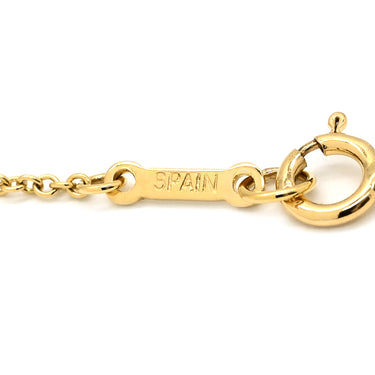 ティファニー Tiffany & Co オープンハート 27mm イエローゴールド K18YG ネックレス T＆Co. Au750 18K 18金 エルサペレッティ ラージ