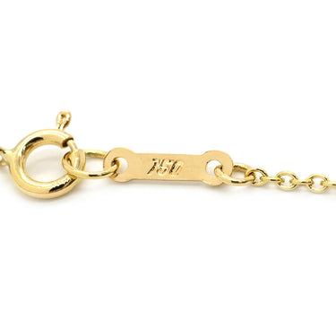 ティファニー Tiffany & Co オープンハート 21.5mm イエローゴールド K18YG ネックレス T＆Co. Au750 18K 18金 エルサペレッティ