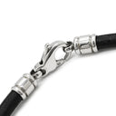 ブルガリ BVLGARI トンド サン チョーカー イエローゴールド×シルバー K18YG ステンレススチール レザー ネックレス K18 750 YG SS 太陽モチーフ