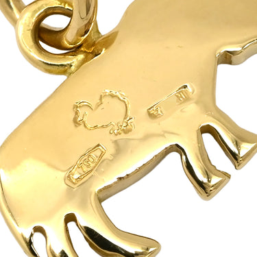 ポメラート Pomellato チャーム ドド DODO サイ イエローゴールド K18YG ペンダントトップ 750 18K 18金 ネックレストップ