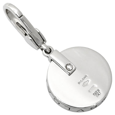 ブルガリ BVLGARI アレグラ オプティカル ブラック×ホワイトゴールド K18WG オニキス チャーム 750 18金 18K WG オニキス ペンダントトップ ネックレストップ
