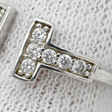 ティファニー Tiffany & Co T ダイヤモンド ワイヤー 68650801 ホワイトゴールド K18WG ダイヤモンド リング 指輪 T&Co. AU750 9号