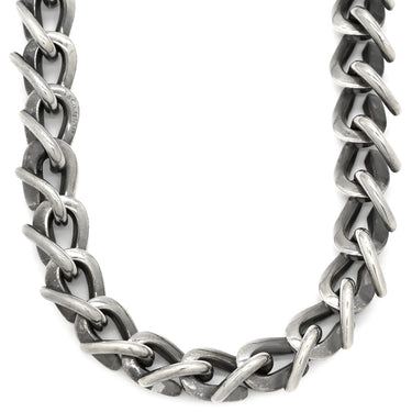 ティファニー Tiffany & Co フォージリンク ラージ いぶし仕上げ シルバー シルバー925 ネックレス AG925 SV925 ブラックシルバー
