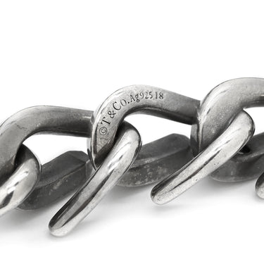 ティファニー Tiffany & Co フォージリンク ラージ いぶし仕上げ シルバー シルバー925 ネックレス AG925 SV925 ブラックシルバー