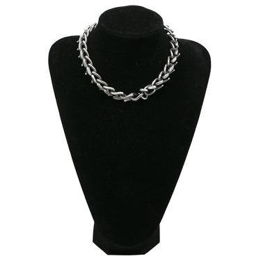 ティファニー Tiffany & Co フォージリンク ラージ いぶし仕上げ シルバー シルバー925 ネックレス AG925 SV925 ブラックシルバー