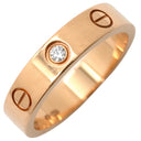 カルティエ Cartier LOVE ミニラブリング 1Pダイヤ B4050700 ピンクゴールド K18PG ダイヤモンド #49(JP9) リング 指輪 スモールモデル LOVE Ring 750 18K PG 9号