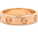 カルティエ Cartier LOVE ミニラブリング 1Pダイヤ B4050700 ピンクゴールド K18PG ダイヤモンド #49(JP9) リング 指輪 スモールモデル LOVE Ring 750 18K PG 9号
