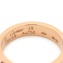 カルティエ Cartier LOVE ミニラブリング 1Pダイヤ B4050700 ピンクゴールド K18PG ダイヤモンド #49(JP9) リング 指輪 スモールモデル LOVE Ring 750 18K PG 9号