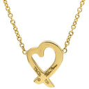 ティファニー Tiffany & Co ラビングハート ネックレス スモール イエローゴールド K18YG ネックレス 18K 750 YG T&Co. パロマピカソ