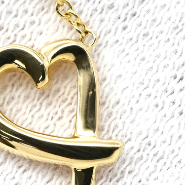 ティファニー Tiffany & Co ラビングハート ネックレス スモール イエローゴールド K18YG ネックレス 18K 750 YG T&Co. パロマピカソ