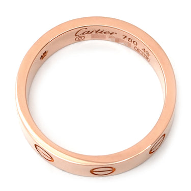 カルティエ Cartier LOVE ミニラブリング 1Pダイヤ B4050700 ピンクゴールド K18PG ダイヤモンド #49(JP9) リング 指輪 スモールモデル LOVE Ring 750 18K PG 9号