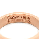カルティエ Cartier LOVE ミニラブリング 1Pダイヤ B4050700 ピンクゴールド K18PG ダイヤモンド #49(JP9) リング 指輪 スモールモデル LOVE Ring 750 18K PG 9号