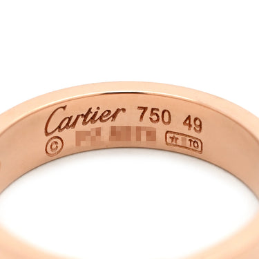 カルティエ Cartier LOVE ミニラブリング 1Pダイヤ B4050700 ピンクゴールド K18PG ダイヤモンド #49(JP9) リング 指輪 スモールモデル LOVE Ring 750 18K PG 9号