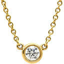 ティファニー Tiffany & Co バイザヤード シングルダイヤモンド ペンダント イエローゴールド K18YG ダイヤモンド ネックレス 18K AU750 YG 1P 1粒 エルサペレッティ
