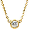 ティファニー Tiffany & Co バイザヤード シングルダイヤモンド ペンダント イエローゴールド K18YG ダイヤモンド ネックレス 18K AU750 YG 1P 1粒 エルサペレッティ