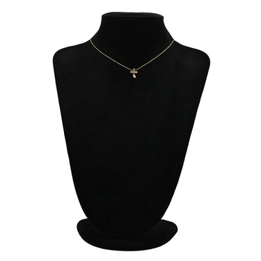 ティファニー Tiffany & Co ドッツクロス ダイヤ イエローゴールド K18YG ダイヤモンド ネックレス エルサ ペレッティ18K 750 十字架