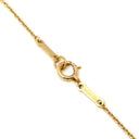 ティファニー Tiffany & Co ドッツクロス ダイヤ イエローゴールド K18YG ダイヤモンド ネックレス エルサ ペレッティ18K 750 十字架