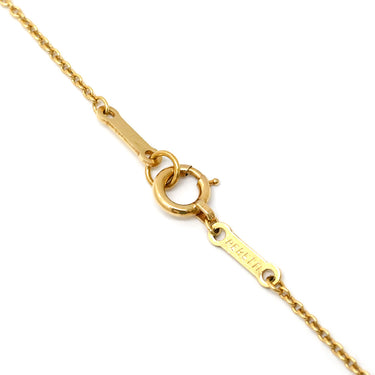 ティファニー Tiffany & Co ドッツクロス ダイヤ イエローゴールド K18YG ダイヤモンド ネックレス エルサ ペレッティ18K 750 十字架
