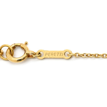 ティファニー Tiffany & Co ドッツクロス ダイヤ イエローゴールド K18YG ダイヤモンド ネックレス エルサ ペレッティ18K 750 十字架
