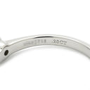 ティファニー Tiffany & Co ソリティア ダイヤリング プラチナシルバー Pt950 ダイヤモンド リング 指輪 T＆Co. 一粒 1P 立爪 0.20ct プラチナ950 11.5号