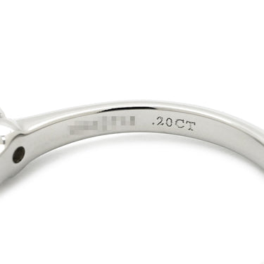 ティファニー Tiffany & Co ソリティア ダイヤリング プラチナシルバー Pt950 ダイヤモンド リング 指輪 T＆Co. 一粒 1P 立爪 0.20ct プラチナ950 11.5号