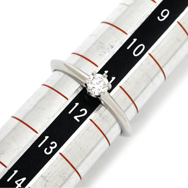 ティファニー Tiffany & Co ソリティア ダイヤリング プラチナシルバー Pt950 ダイヤモンド リング 指輪 T＆Co. 一粒 1P 立爪 0.20ct プラチナ950 11.5号