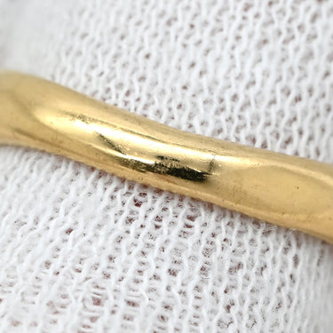 ティファニー Tiffany & Co ハート パヴェ ダイヤ イエローゴールド K18YG リング 指輪 T＆Co. 18K 750YG 10号