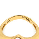 ティファニー Tiffany & Co ハート パヴェ ダイヤ イエローゴールド K18YG リング 指輪 T＆Co. 18K 750YG 10号