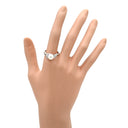 タサキ TASAKI パール 8.3mm ダイヤモンド パールホワイト×プラチナシルバー Pt900 パール ダイヤモンド リング 指輪 TASAKI 真珠 プラチナ Pt900 ウェーブ ミル打ち 21号