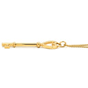 ティファニー Tiffany & Co ハートキー ラージ イエローゴールド K18YG ネックレス K18 18K 18金 750 YG