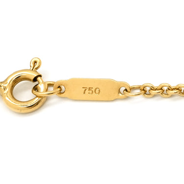 ティファニー Tiffany & Co ハートキー ラージ イエローゴールド K18YG ネックレス K18 18K 18金 750 YG