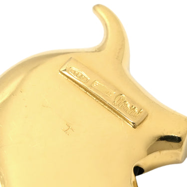 ダミアーニ DAMIANI サイモチーフ ブラック×イエローゴールド K18YG オニキス ダイヤモンド ペンダントトップ 750 18金 YG オニキス ダイヤ ネックレストップ