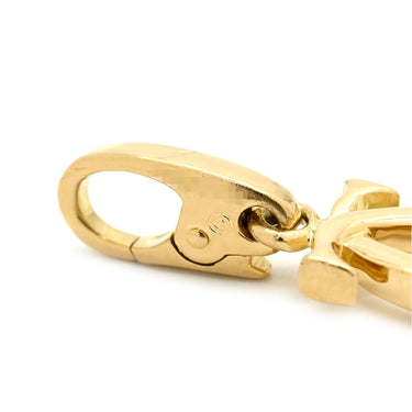 カルティエ Cartier 2Cチャーム B3010200 イエローゴールド K18YG ダイヤモンド ペンダントトップ ネックレストップ 750 18K 18金