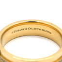 ティファニー Tiffany & Co T TWO ワイド ダイヤ イエローゴールド K18YG ダイヤモンド リング 指輪 18K AU750 YG 16号