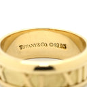 ティファニー Tiffany & Co アトラス イエローゴールド K18YG リング 指輪 T&Co. 18K 750 YG ローマ数字 12.5号