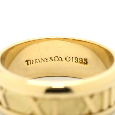 ティファニー Tiffany & Co アトラス イエローゴールド K18YG リング 指輪 T&Co. 18K 750 YG ローマ数字 12.5号