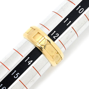 ティファニー Tiffany & Co アトラス イエローゴールド K18YG リング 指輪 T&Co. 18K 750 YG ローマ数字 12.5号