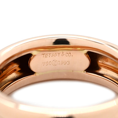 ティファニー Tiffany & Co フレンドシップ コンビ ハート ピンクゴールド×イエローゴールド K18PG K18YG リング 指輪 T&Co. Au750 18K ヴィンテージ 8号