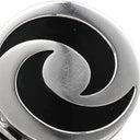ブルガリ BVLGARI オプティカル ブラック×ホワイトゴールド K18WG ステンレススチール ダイヤモンド オニキス ペンダントトップ 750 18K WG オニキス ネックレストップ
