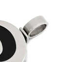 ブルガリ BVLGARI オプティカル ブラック×ホワイトゴールド K18WG ステンレススチール ダイヤモンド オニキス ペンダントトップ 750 18K WG オニキス ネックレストップ