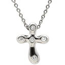 ティファニー Tiffany & Co ドッツクロス ダイヤ プラチナシルバー Pt950 ネックレス エルサ ペレッティ Pt950 プラチナ 十字架