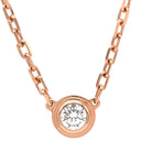 カルティエ Cartier ダムール SM　 B7215700 ピンクゴールド ダイヤモンド K18PG ネックレス 1P 一粒 750 PG
