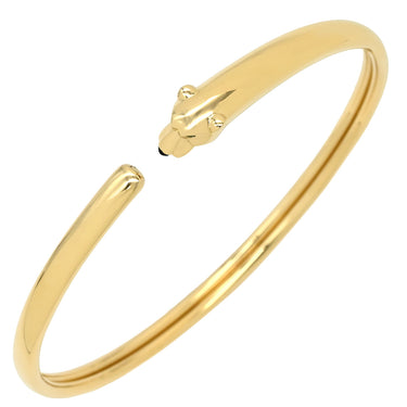 カルティエ Cartier パンテール ドゥ カルティエ イエローゴールド K18PG オニキス ツァボライト #20 ブレスレット バングル 18K 750YG オニキス ツァボライト
