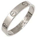 カルティエ Cartier LOVE ミニラブリング B4049656 ホワイトゴールド K18WG #56(JP16) リング 指輪 750 18K WG スモールモデル 15.5号