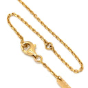 ヴァンクリーフアーペル Van Cleef & Arpels ラッキーアルハンブラ ハート ペンダント パールホワイト×イエローゴールド K18YG マザーオブパール ネックレス 18K 750 YG