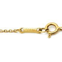 ティファニー Tiffany & Co オープン ティアドロップ イエローゴールド K18YG ネックレス エルサペレッティ Au750 YG